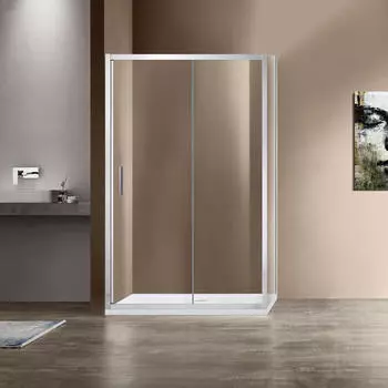 Душевой уголок Vincea Garda 150х90 хром стекло прозрачное