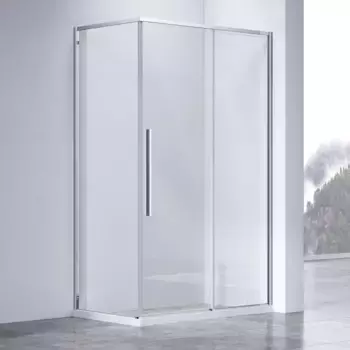 Душевой уголок Vincea Slim-N VSR-4SN9011CL 110х90 см, профиль хром