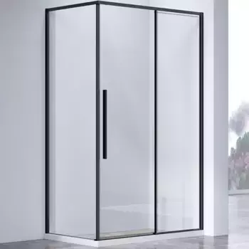 Душевой уголок Vincea Slim-N VSR-4SN9014CLB 140х90 см, профиль черный
