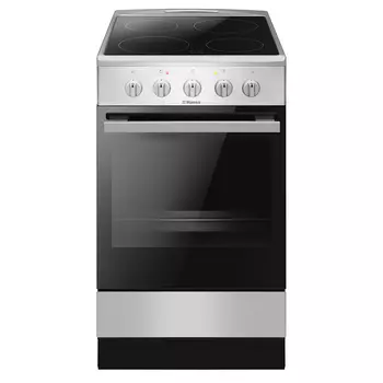 Плита электрическая Hansa FCCS53042H 4 конфорки серебристая