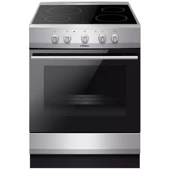 Плита электрическая Hansa FCCS63000H 4 конфорки серебристая