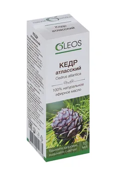 Масло Олеос Кедр эфирное, 10 мл, ,