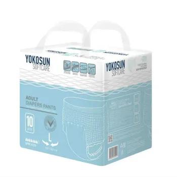 Подгузники-трусики д/взрослых YokoSun 100-140 см L, 10 шт