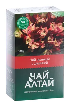 Чай Алтай зеленый с душицей, 100 г