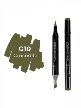 Маркер двухсторонний на спиртовой основе Sketchmarker Brush Цвет Крокодил