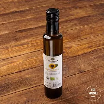 Масло подсолнечное холодного отжима Bio, Vila Natura - 250 г