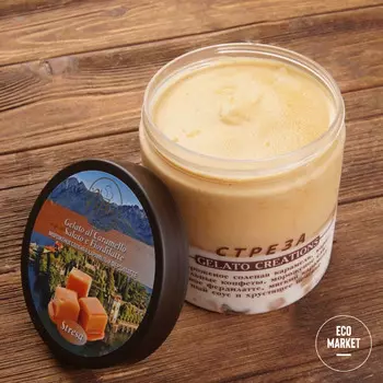 Мороженое Стреза со вкусом соленой карамели и фердилатте, Ricci Gelato ~ 420 г