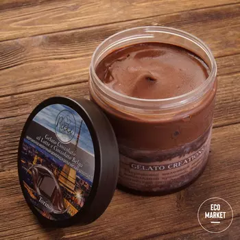 Мороженое Турин со вкусом молочного и бельгийского шоколада, Ricci Gelato ~ 420 г