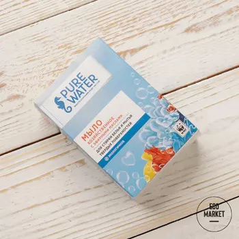 Мыло хозяйственное с эфирными маслами Pure Water ~ 175 г
