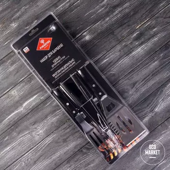 Набор для гриля и барбекю (лопатка, щипцы, вилка) Forester BBQ-3