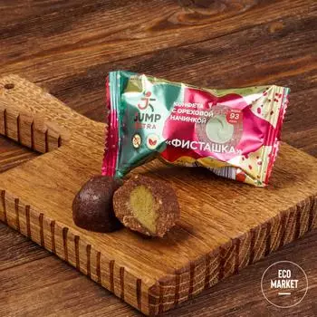 Конфета с ореховой начинкой Фисташка, Jump Extra - 30 г