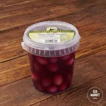 Оливки чёрные Каламон Olive Nere Giganti ~ 500 г