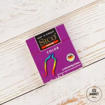 Презервативы цветные ароматизированные Sico Color ~ 3шт