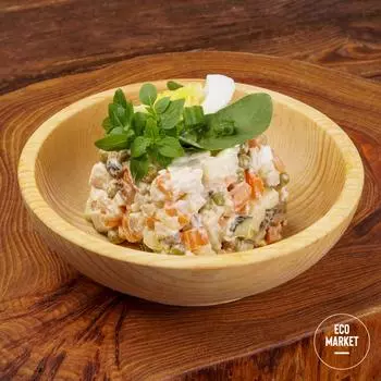 Салат Столичный с курицей ~ 150 г
