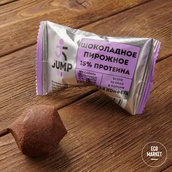 Конфета орехово-фруктовая со вкусом «Шоколадное пирожное», Jump One - 30 г