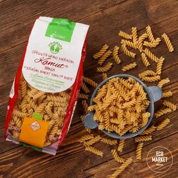 Макаронные изделия Фузилли из белой муки Камут, Probios ~ 500 г.