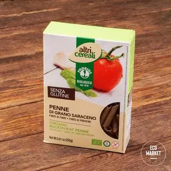 Макаронные изделия Пенне из гречневой муки, Altri Cereali ~ 250 г.