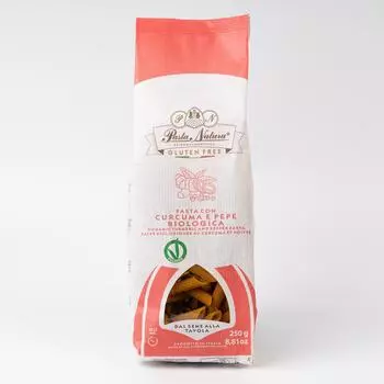 Макаронные изделия Пенне из кукурузы с куркумой и черным перцем, Pasta Natura - 250 г
