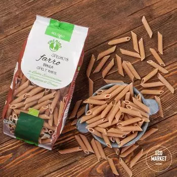 Макаронные изделия Пенне Ригате из белой муки спельты, Probios ~ 500 г