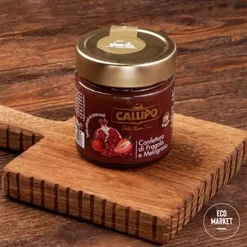 Конфитюр клубничный с гранатовым соком Kallipo ~ 280 г