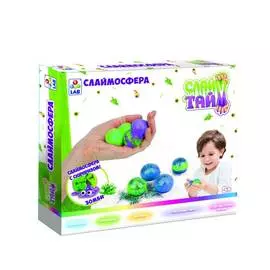 Слайм тайм Набор &amp; quot;Слаймосфера с сюрпризом. Зомби&amp; quot; в кор. 26х30х5 см
