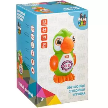 Умный попугай, Bondibon, BABY YOU, обучающие функции, свет и музыка