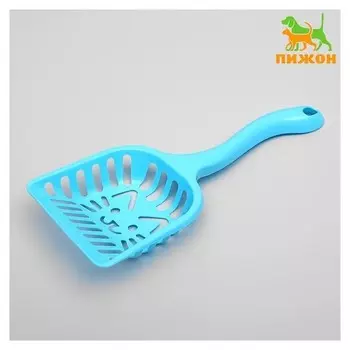 Совок фигурный "Кот" с эргономичной ручкой, 28 х 10 см