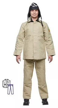 Спец.костюм костюм сварщика брезентовый кур/брюки (Р.60-62) 170-176