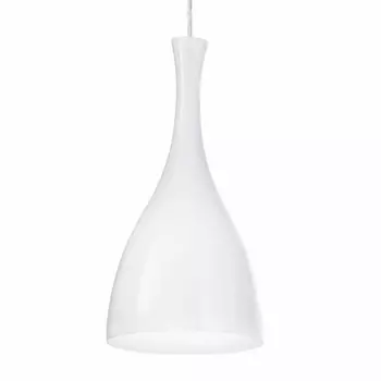 Подвесной светильник в виде бокала SP1 Ideal Lux Olimpia BIANCO