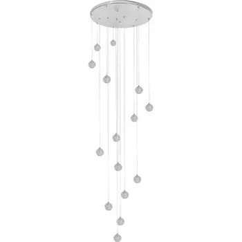 Каскадный хрустальный подвесной светильник Loft It Rain 10112/15 шарики