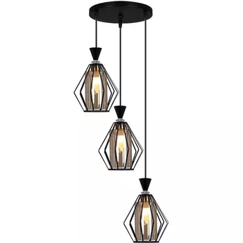 Подвесной светильник Reluce 00305-0.9-03 BK+WH