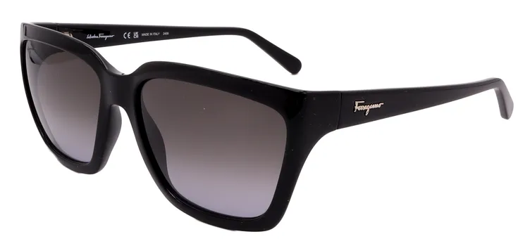 Женские солнцезащитные очки Salvatore Ferragamo, черный