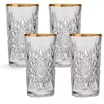 Libbey Набор из 4 стаканов лонг-дринк 0,473 л Hobstar Libbey