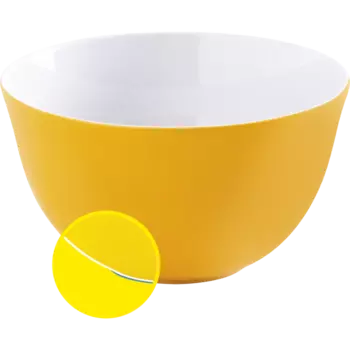 Kahla Пиала / чаша для салата с крышкой 19 см, желтая Magic Grip Kitchen Kahla
