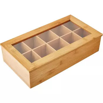 KESPER Чайная коробка 36 x 20 x 9 см, коричневая Kesper