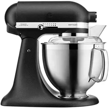KitchenAid Кухонный комбайн 4.8 л, 300 Вт, 10 скоростей, черный Artisan 5KSM185PS KitchenAid