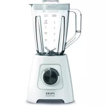 Krups Блендер 1.25 л 600 Вт, 2 скорости, белый KB4201 Blendforce Krups