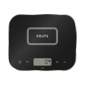 Krups Цифровые весы, 25,8 х 21 х 2,4 см, черные XF554 KRUPS