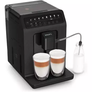 Krups Кофемашина на 2 чашки 1450 Вт, с кофемолкой, черная Evidence ECOdesign EA897B Krups