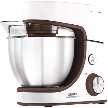 Krups Кухонный комбайн 4.6 л 1100 Вт, 5 скоростей, белая Master Perfect Duo KA51K1 Krups
