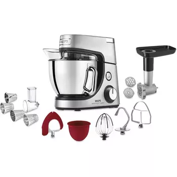 Krups Кухонный комбайн 4.6 л 1100 Вт, 8 скоростей, серебристый Master Perfect Gourmet KA631D Krups