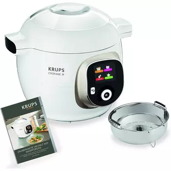 Krups Мультиварка 6 л 1600 Вт, белая Cook4Me plus CZ7101 Krups
