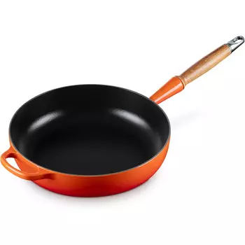 Le Creuset Чугунная сковорода 28 см Red Flame Signature Le Creuset