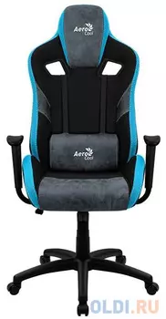 Кресло игровое Aerocool COUNT Steel Blue чёрный синий 4710562751260