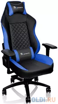 Кресло компьютерное игровое Thermaltake GT Comfort C500 черно-синий GC-GTC-BLLFDL-01