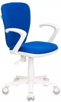 Кресло Бюрократ KD-W10AXSN/26-21 синий 26-21 (пластик белый)