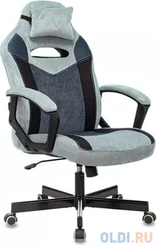 Кресло для геймеров Бюрократ VIKING 6 KNIGHT BL FABRIC синий