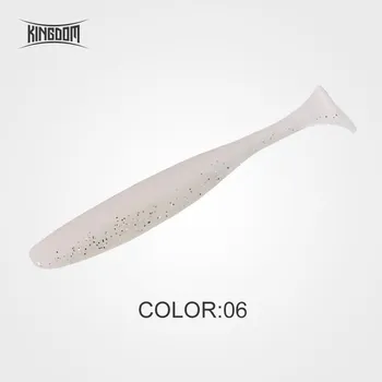 Мягкие приманки KingdomVivid Worm Fishing 72 мм 100 мм, искусственные рыболовные приманки, джиг-приманки для плавания, Т-образные рыболовные снасти, рыболовные приманки 100mm-8pcs