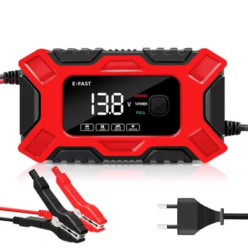 E-FAST 12V Car & Motorcycle Battery Charger and Repair Tool Red Model Australian Standard