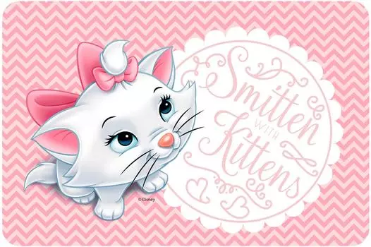 Коврик под миску Triol Disney Marie pink 43*28см